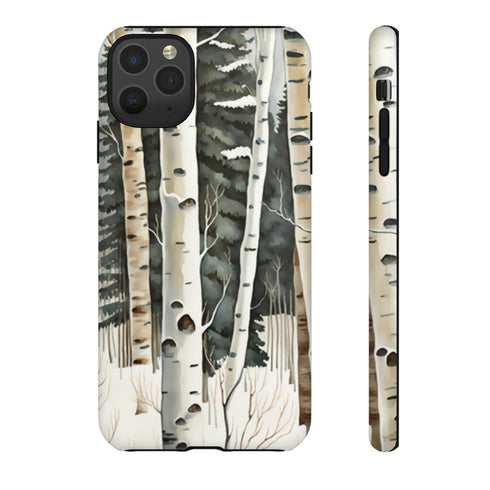 Winter Aspen Trunks - Impact Resistant Phone Case